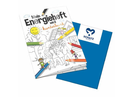 Malbuch / Mal-Set A6 - Energie - Malbuch neutral