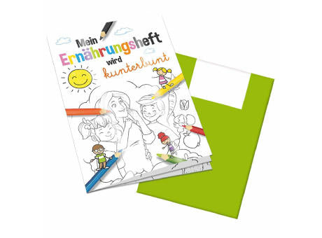 Malbuch / Mal-Set A6 - Ernährung - Malbuch neutral