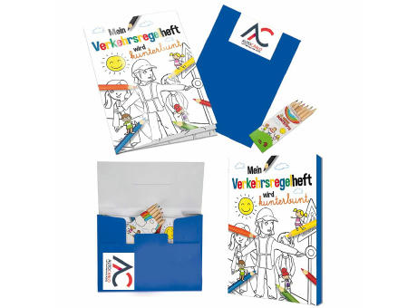 Malbuch / Mal-Set A6 - Verkehr - Malset neutral
