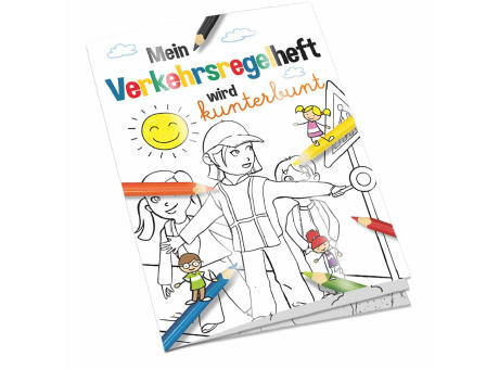 Malbuch / Mal-Set A6 - Verkehr - Malset neutral
