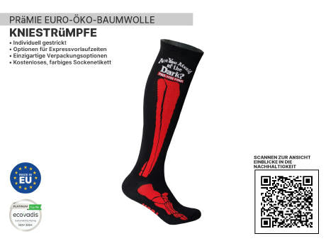 Premium Bellow the Knee (lange Socke) Nachhaltige Socken