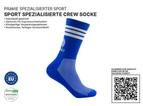 Premium Sports Specialized Crew Socke