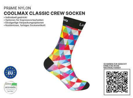 Premium COOLMAX Classic Crew Socken