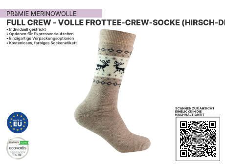Full Crew – Full Terry Crew Socke (Hirschdesign)