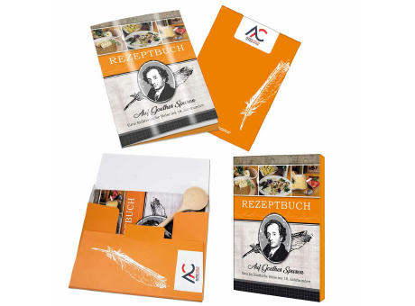 Rezeptbuch-Set "Auf Goethes Spuren" - Set neutral