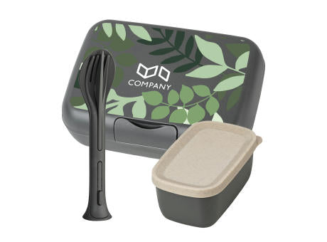 KOZIOL CANDY READY Lunchbox-Set + Besteck-Set
