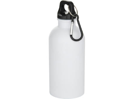 Oregon 400 ml RSC-zertifizierte einwandige Sublimation Trinkflasche aus recyceltem Edelstahl mit Karabinerhaken