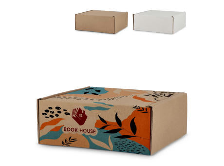 Individuell gestalteter Geschenkkarton 24.3 x 24.3 x 9.9 cm