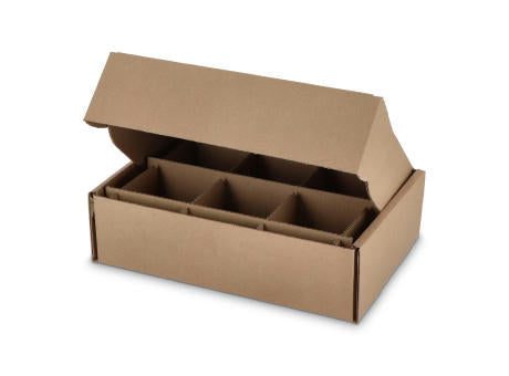 Individuelle Geschenkverpackung für 6 Stück Tassen 34.7 x 24.3 x 9.9 cm