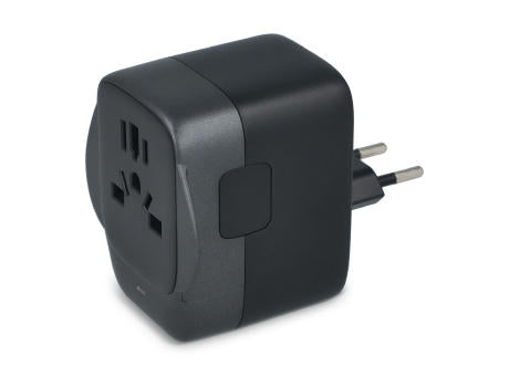 PowerPro Reiseadapter aus recyceltem Kunststoff