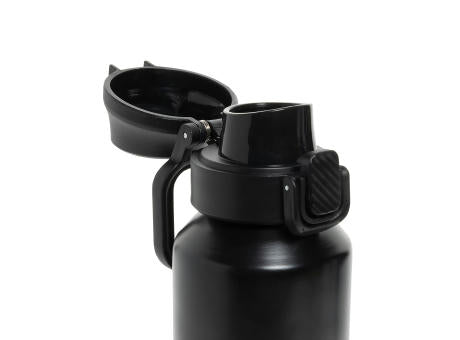 Via RCS Re-Steel Sportflasche mit Verschluss, 600ml