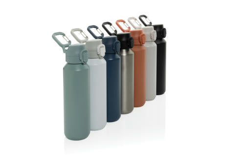 Via RCS Re-Steel Sportflasche mit Verschluss, 600ml