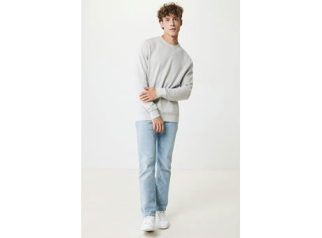 IQONIQ Denali ungefärbt. Rundhals-Sweater aus recycelter BW