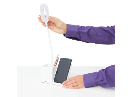 LIGHT & CHARGE - Schreibtischlampe mit Ladestation