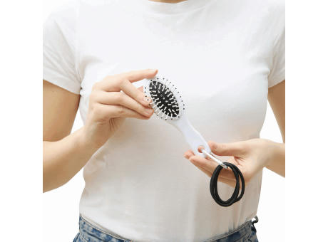 COIFFEUR - Reisebürste mit Haargummis