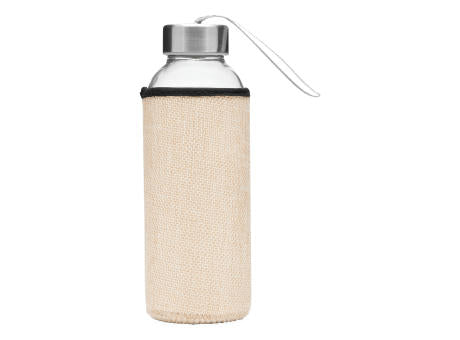 TAKE JUTY - Glas-Trinkflasche