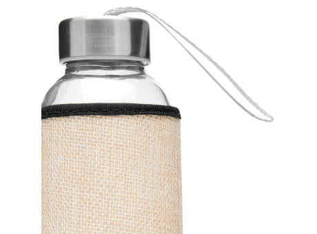 TAKE JUTY - Glas-Trinkflasche