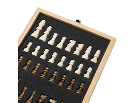 BAMBOO CHESS - Weinset mit Schachspiel
