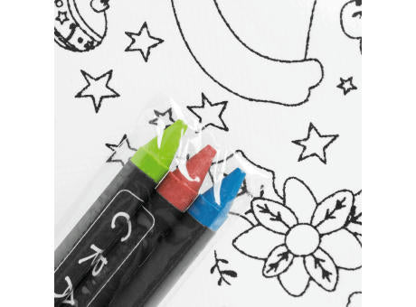 COLOURFUL SNOWMAN - Bemalbarer Turnbeutel