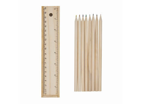 STRAIGHT - Naturholz-Buntstifte