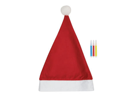COLOURFUL HAT - Bemalbare Filz-Weihnachtsmann-Mütze