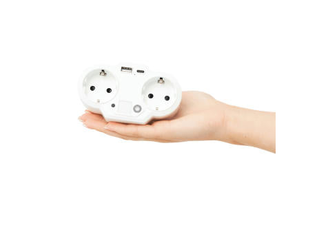 ENDLESS POWER NIGHT - USB-Adapter-Stecker-Netzteil mit Nachtlicht