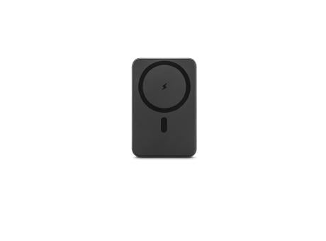 WARSHEL 10. Magnetische Powerbank mit 10'000 mAh und superschnellem kabellosem Ladegerät (15 W) aus recyceltem ABS (100% rABS) mit Ständer