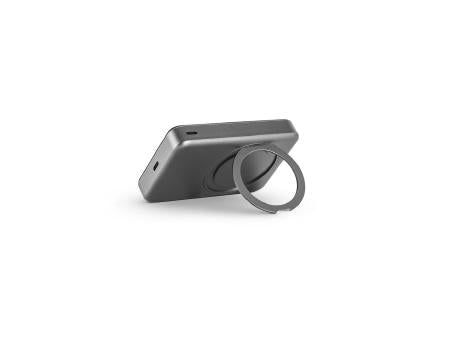 WARSHEL 10. Magnetische Powerbank mit 10'000 mAh und superschnellem kabellosem Ladegerät (15 W) aus recyceltem ABS (100% rABS) mit Ständer