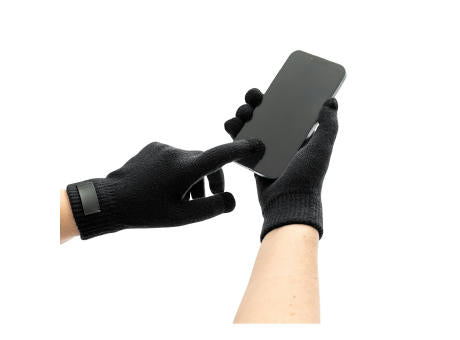 BURROW. Handschuhe aus recyceltem Polyester (100% rPET), mit Tastspitzen