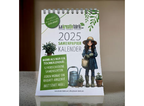 Samenpapier Tischkalender