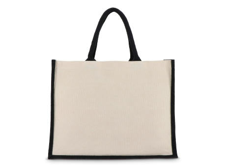 Jute-Baumwolle Tragetasche OEKO-TEX® 42,5 x 19 x 32cm 320g/m²