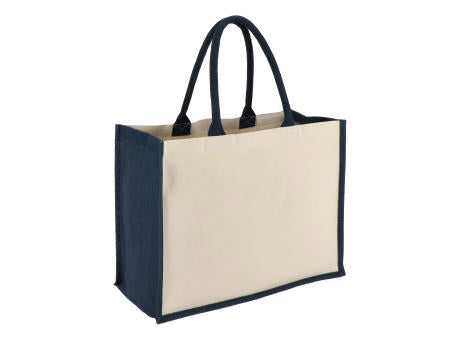 Jute-Baumwolle Tragetasche OEKO-TEX® 42,5 x 19 x 32cm 320g/m²