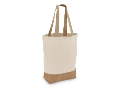 Baumwoll-Jute Tragetasche OEKO-TEX® 41 x 13 x 41cm 320g/m²