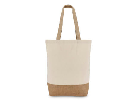 Baumwoll-Jute Tragetasche OEKO-TEX® 41 x 13 x 41cm 320g/m²