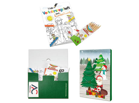 Mal-Set A6 - Weihnachten - Malset neutral