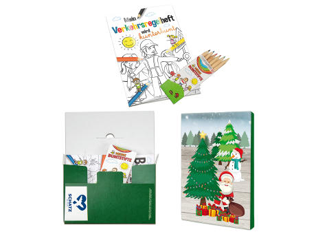 Mal-Set A6 - Weihnachten - Malset neutral