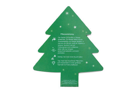 Klappkärtchen Tannenbaum - neutral