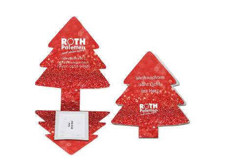 Klappkärtchen Tannenbaum - neutral