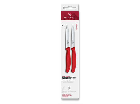 Swiss Classic, Gemüsem. Set, 2tlg, 10cm,gerade/Wellen,schwarz,Box