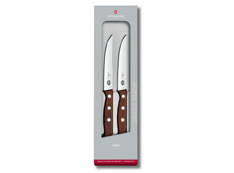 Victorinox - Wood Steakmesser-Set. 2-teilig