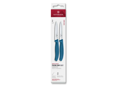 Swiss Classic, Gemüsem. Set, 2tlg, 10cm,gerade/Wellen,schwarz,Box