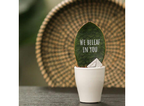Message Printz® - Baby leaf in Geschenkbox