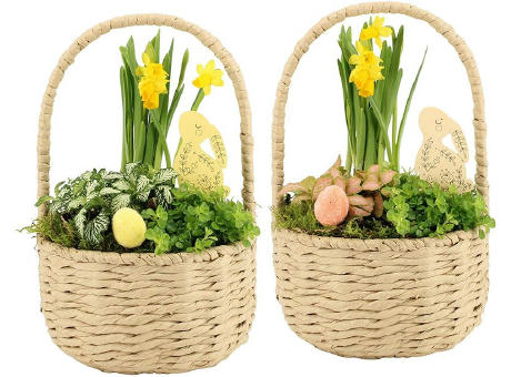 Easter carry basket large - Narzisse