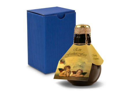 Kleinste Sektflasche der Welt! Raffael - Inklusive Geschenkkarton in Gelb, 125 ml