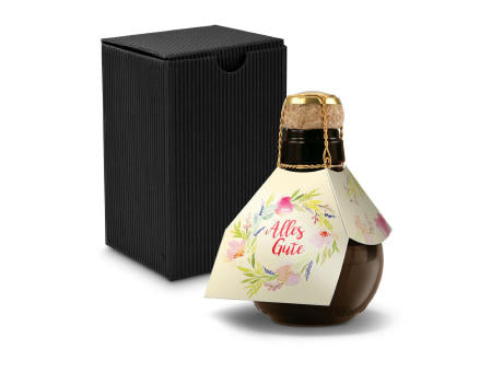 Kleinste Sektflasche der Welt! Alles Gute - Inklusive Geschenkkarton in Gelb, 125 ml