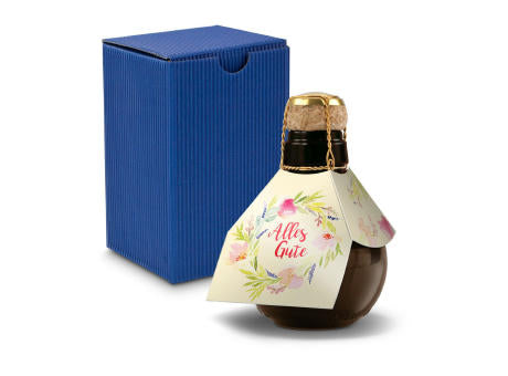 Kleinste Sektflasche der Welt! Alles Gute - Inklusive Geschenkkarton in Gelb, 125 ml