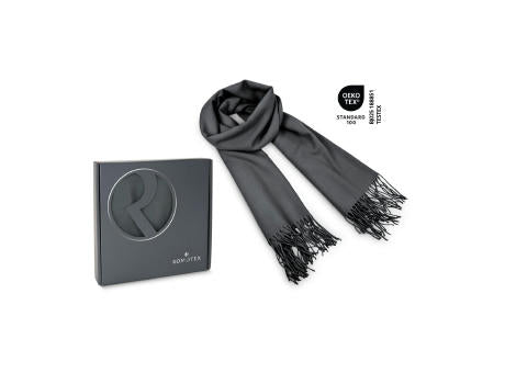 Schal Modena anthrazit - 60 x 180 cm, 230 g/m²