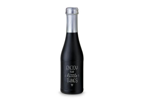 Promo Secco Piccolo - Flasche schwarz matt - Kapselfarbe Gold, 0,2 l