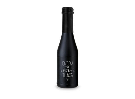 Promo Secco Piccolo - Flasche schwarz matt - Kapselfarbe Gold, 0,2 l