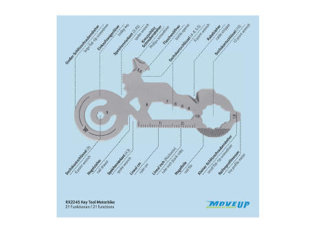 ROMINOX® Key Tool // Motorbike - 21 features (Motorrad)